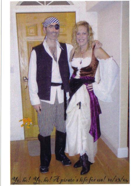 Jim and Andi  Halloween Pirates2004