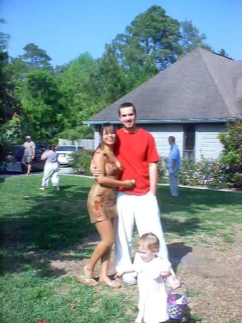 easter Dauniz and my man Jesse 2003