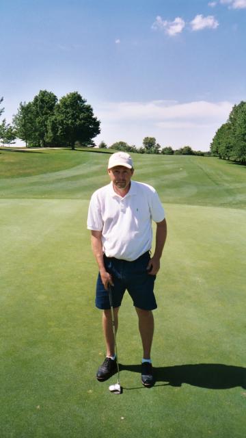 Shawn Hedlund on the green