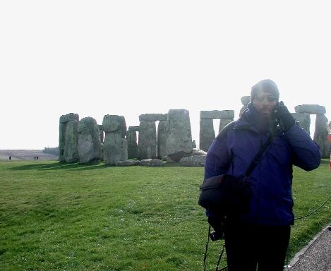 Cold@ Stonehenge!