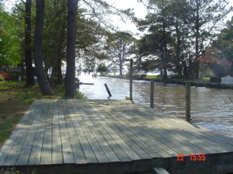 Our dock and canal