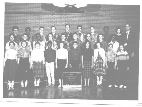 West Jr.High,1958,Mr. Davis
