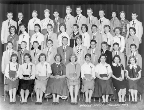 8 Fenger Class of 62 - Brenan Grad Class- Jan 1958