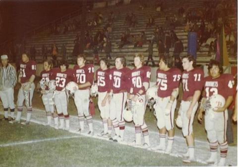 1974-1975 Senior Football Players