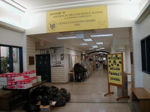 Mellon Jr. High School inside now