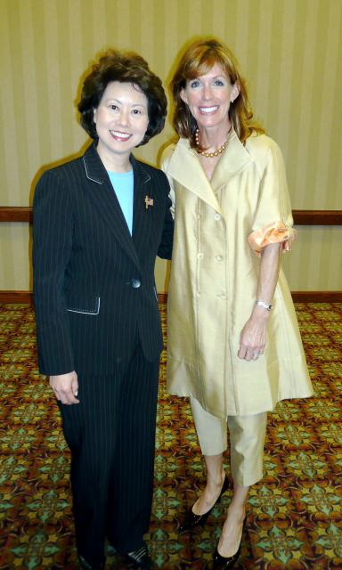 with Elaine Chao