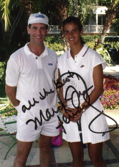 Karl & Mary Joe at Tennis Charity