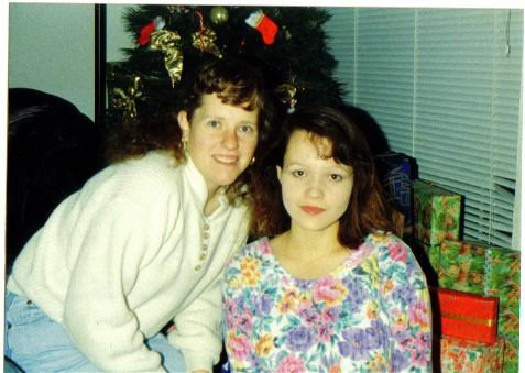 Patty and Katrina Christmas 1993