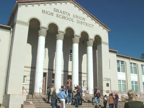 Front of Shasta High