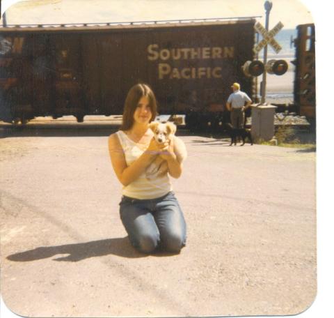 Nancy at White Rock Pier 1971