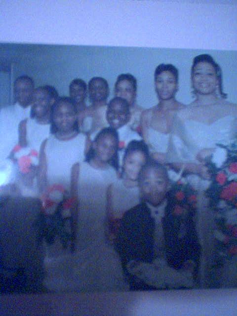 Half of my wedding party and kids