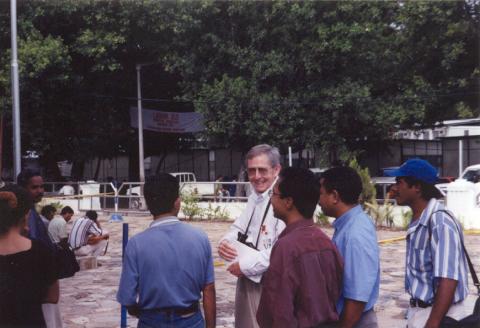 John Little on duty in East Timor 2001