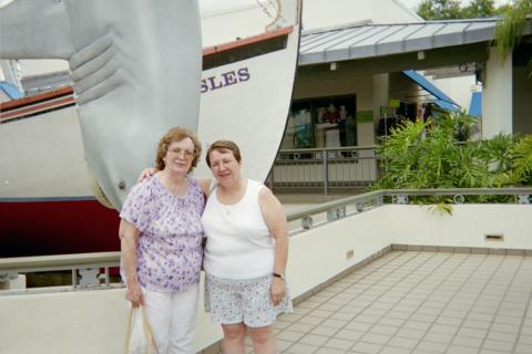 Mom and me at Tarpon Springs, FL  2005