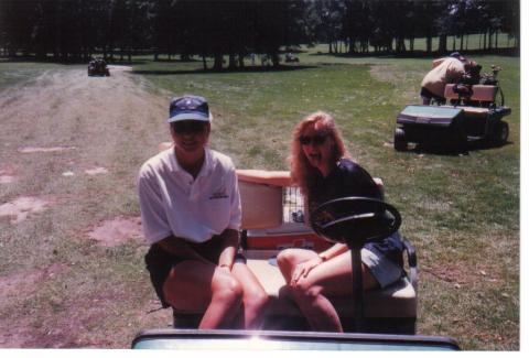 Diane & Letti Golfing