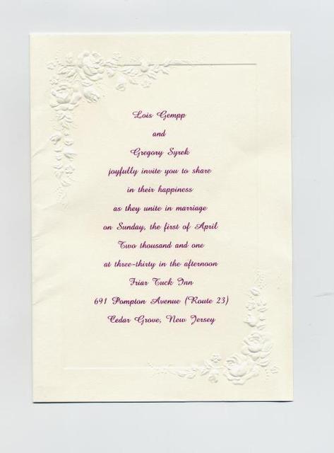 Wedding Invitation