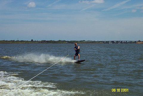 Me wakeboarding @ Lake Seminole