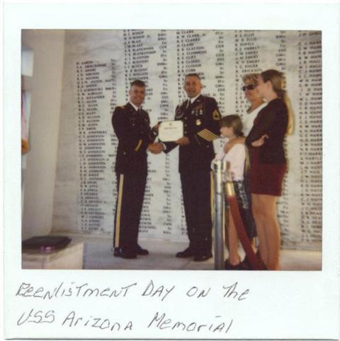 On the USS Arizona Memorial 