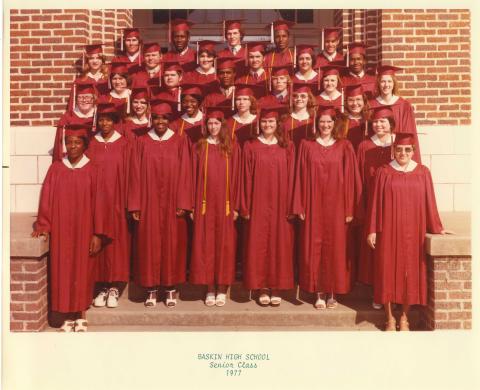 1977 Baskin High Senior Class