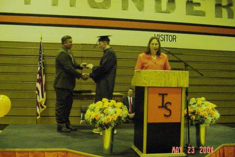 My son's graduation 2004