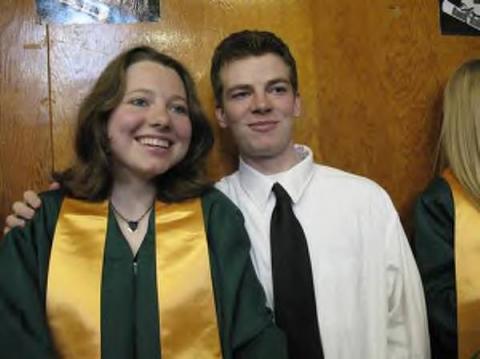 Katie and Proud big brother Richard at graduation June 2007