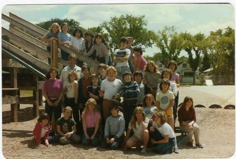 1981 grade 5's & 6's-Mr. Holbrow