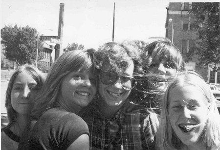 Nancy Marston, Mary Sambo, Cathy Farrar, Stephanie Casey , Robin Gallon about 1977