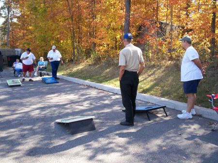 Cornhole (The Game, silly!) Beamers car show