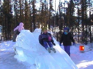 Marissa on slide