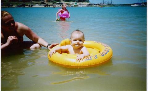 Nicholas @ the lake 4-03