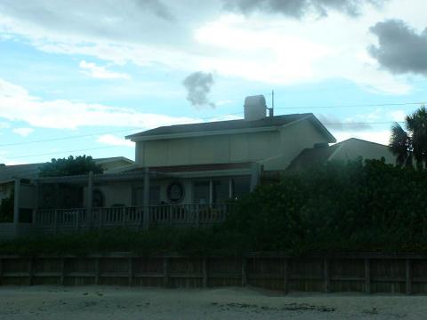 My house from shore