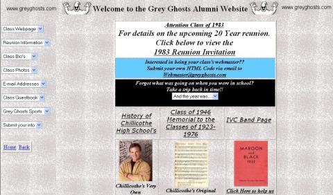 Grey Ghosts Alumni Website