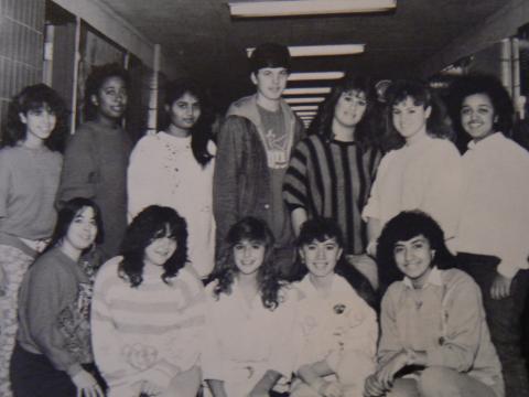 1987 Yearbook staff