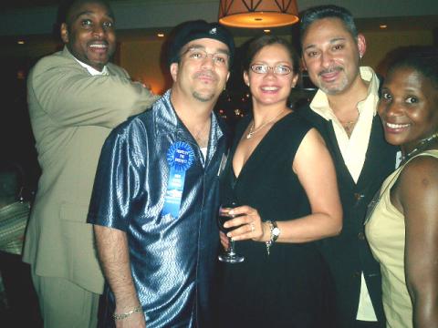 Jeff, me, Mary Schlau, Felix F and ???