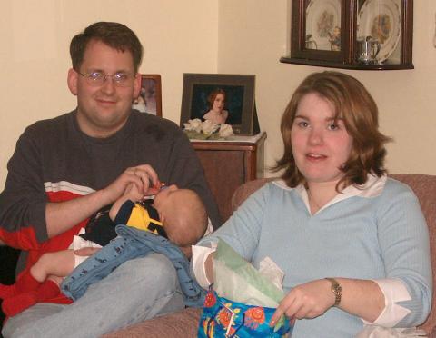 Hubby,nephew&me Baby Shower March 2003