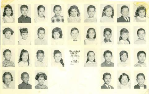 Malabar Mrs. Wasson 2nd grade Nov.1963