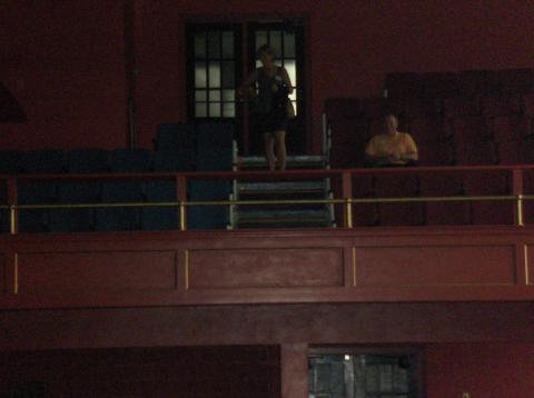 Jo & David on the balcony