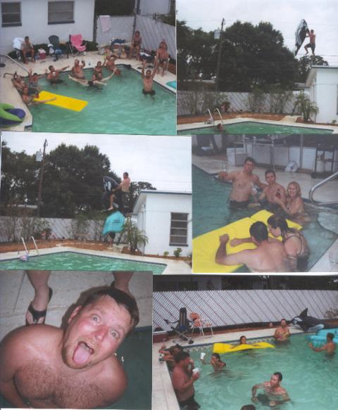 Mark Ellis' famous pool parties