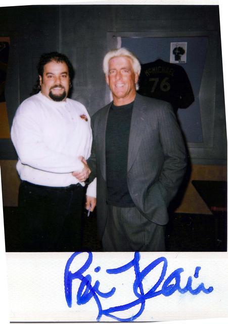 myself and the legend ric flair