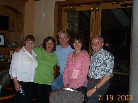 Sharon, Me, Scott, Lizzie, Sid