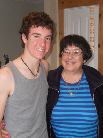 Christmas 2010 with my oldest grandson