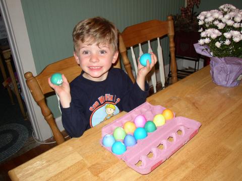 Logan at Easter