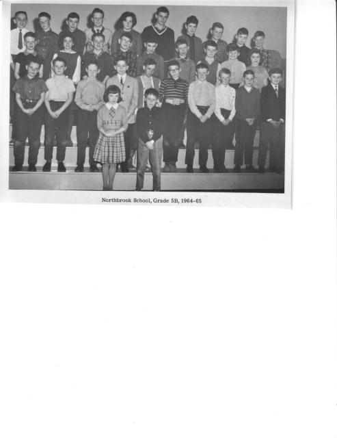 Northbrook school Grade 5B 1964-1965