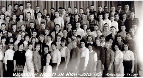 Woodrow Wilson Junior High School Class of 1959 Reunion - 1959