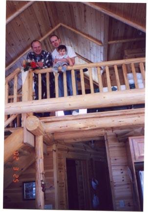 Brian Dan & Ryan at our cabin
