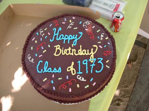 Thanks for the cake Frances