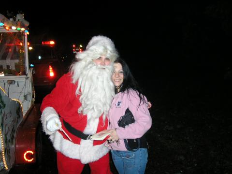 Santa and myself