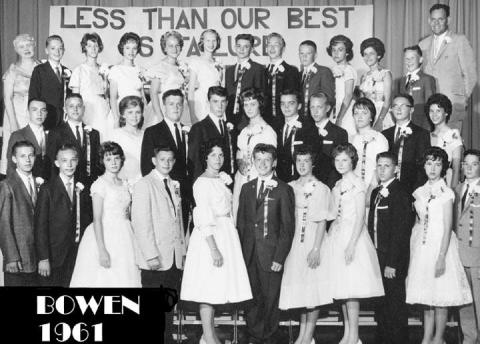 Bowen Grammar School ~ 8th grade graduating class of 1961