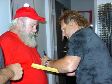 Santa Kevin Scott and Michale Anthony