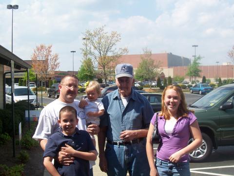 RICKY, COURTNEY, DYLAN , HANNAH ,GRANDPA