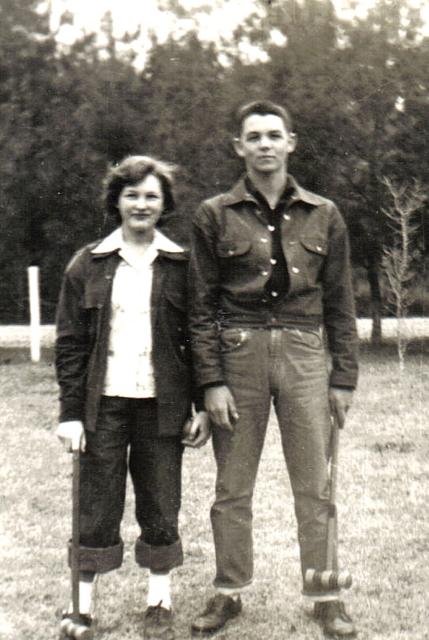 Shelly and David, Jr. 1954